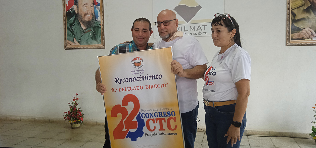 En este momento estás viendo Elegido director de Avilmat como delegado directo al Congreso de la CTC